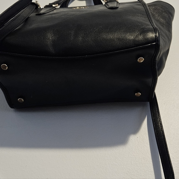 Coach 2 WAY Handbag Black Leather Shoulder Mini Bag - Picture 7 of 16